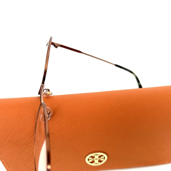 New TORY BURCH Frames Round Metal Glasses TB 1057 3141 51 18 140 Satin Bronze - Picture 3 of 13